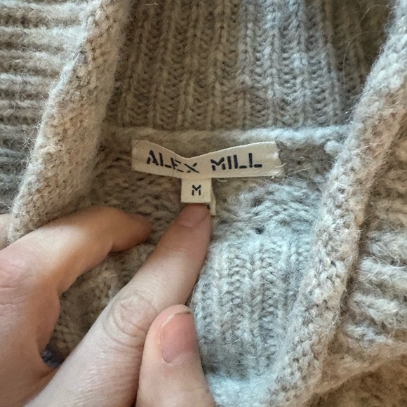 Alex Mill Soft Knit Sweater in Beige - Picture 3 of 4